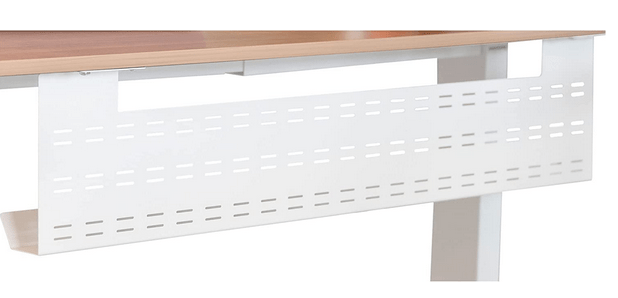 Stand Up Desk Store Under Desk Cable Management Tray Horizontal Computer  Cord Raceway And Modesty Panel (white, 39) : Target